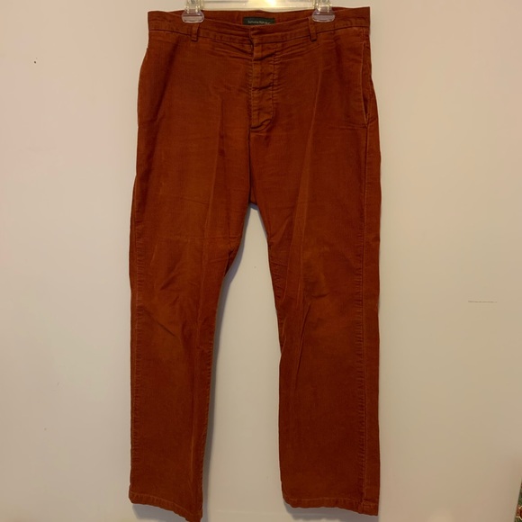Banana Republic rust/orange corduroy pant size 34 - Picture 1 of 6